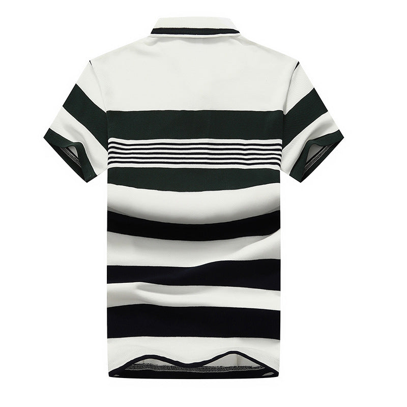 Men'S Cotton Polo Shirt Short Sleeve T-Shirt