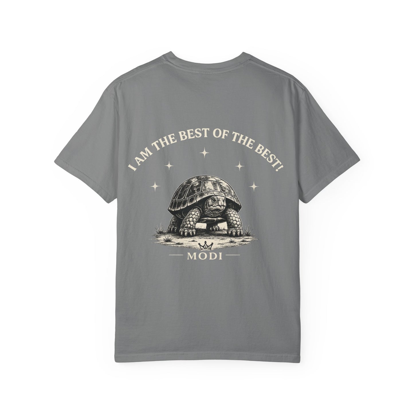 MODİ Desing - Turtle Graphic T-Shirt — “I Am the Best of the Rest” Back Print