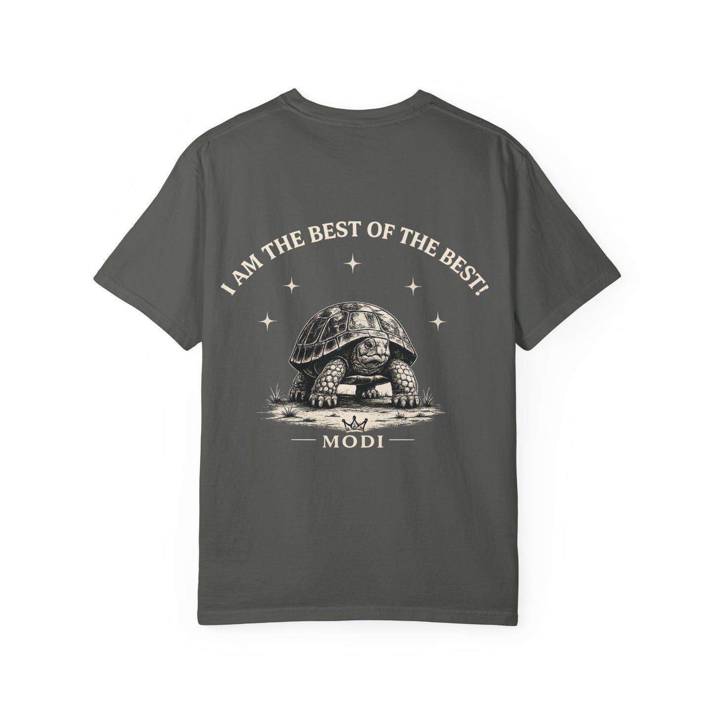MODİ Desing - Turtle Graphic T-Shirt — “I Am the Best of the Rest” Back Print
