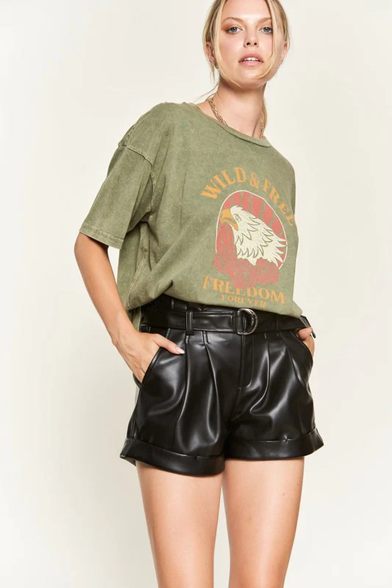 Washed Short Sleeve T-Shirts
