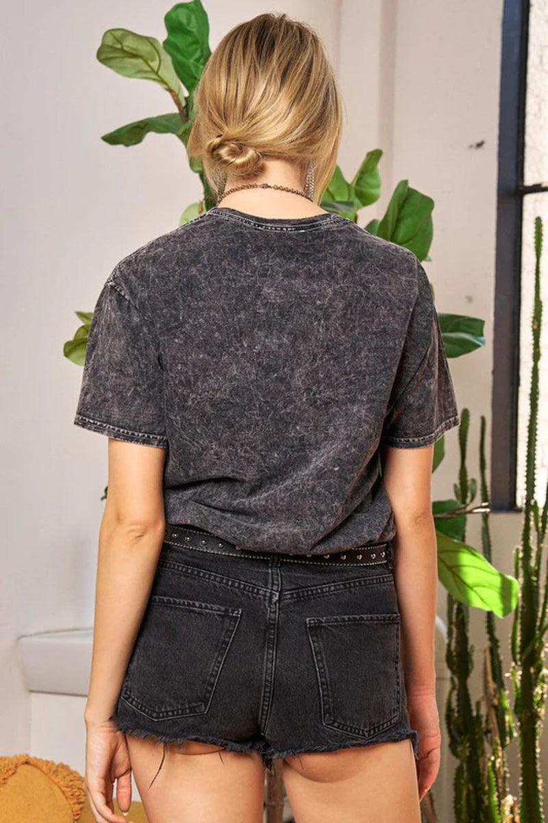Washed Short Sleeve T-Shirts