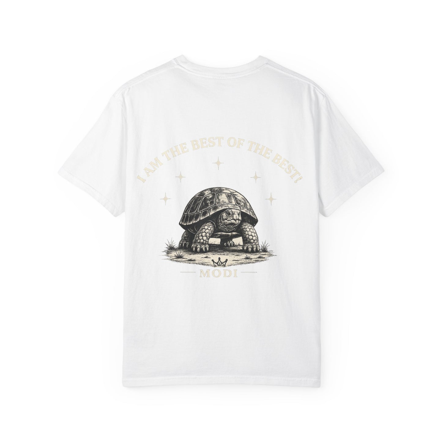 MODİ Desing - Turtle Graphic T-Shirt — “I Am the Best of the Rest” Back Print