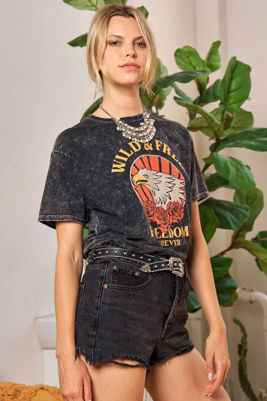 Washed Short Sleeve T-Shirts