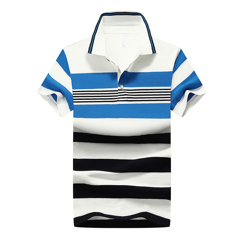 Men'S Cotton Polo Shirt Short Sleeve T-Shirt